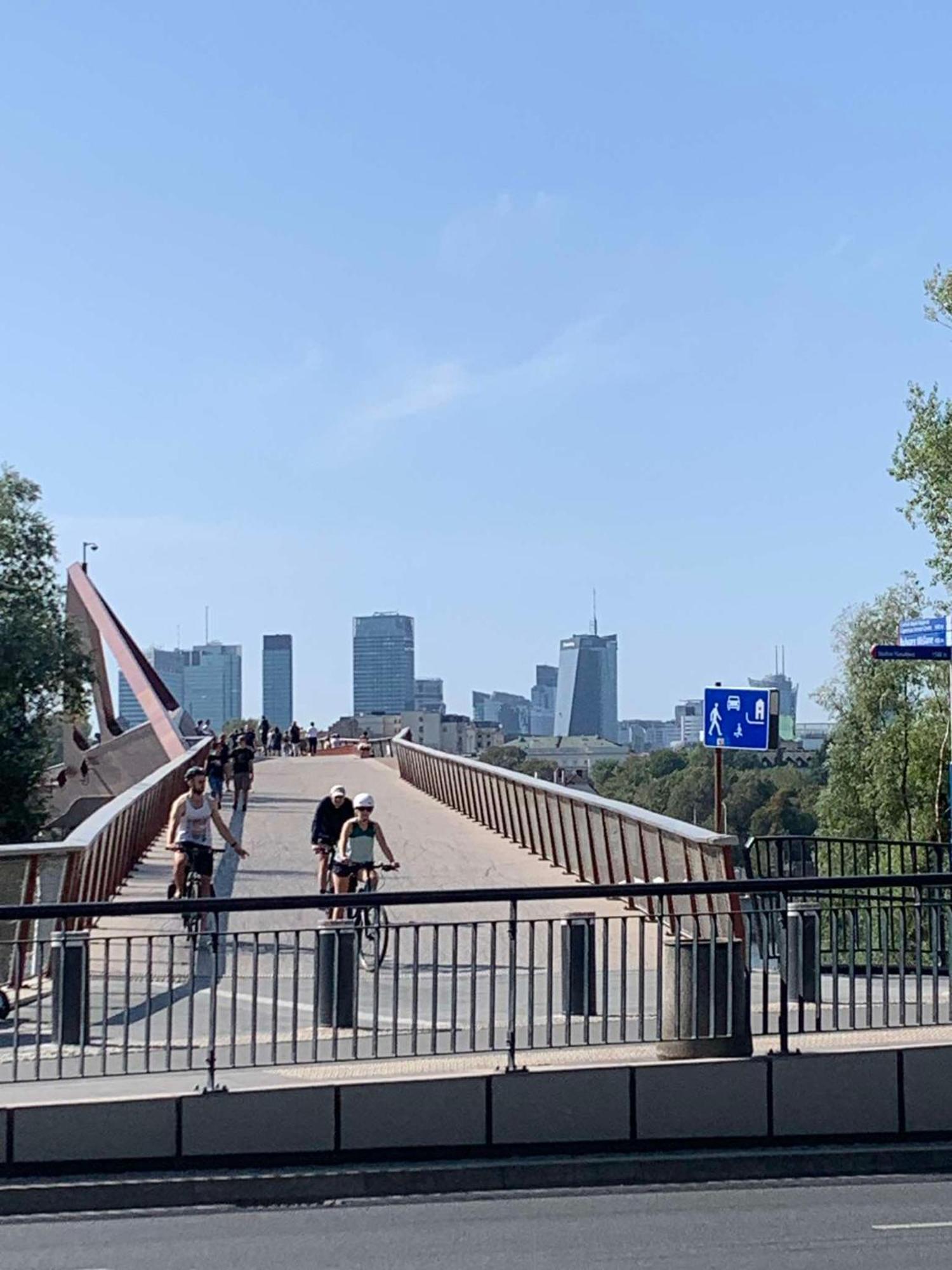 Apartament Nad Wisla Spacerem Do Centrum I Starego Miasta Varsovia Exterior foto